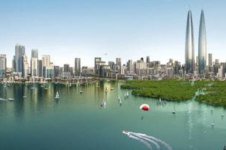 Seluas 6 juta meter persegi, Dubai Creek Harbour akan meliputi 39.000 hunian apartemen dan 22 hotel. 