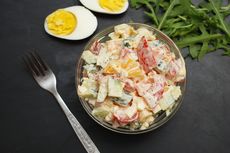 Resep Salad Sayur Saus Mayones, Bikin dari Sisa Bakaran Tahun Baru 