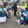 Haru dan Sujud Syukur Jemaah Haji Kloter 1 Kabupaten Purbalingga Saat Tiba di Tanah Air