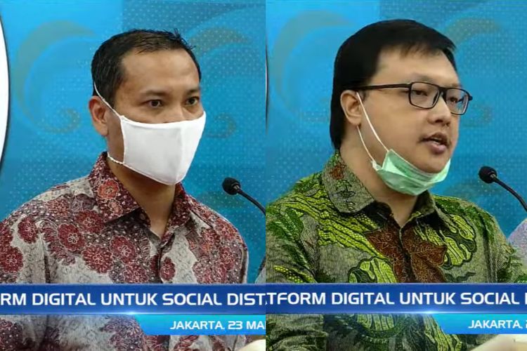 Rachmat Kaimuddin, CEO Bukalapak (kiri) dan Leontinus A. Edison, Co-founder and Vice-Chairman Tokopedia (kanan).