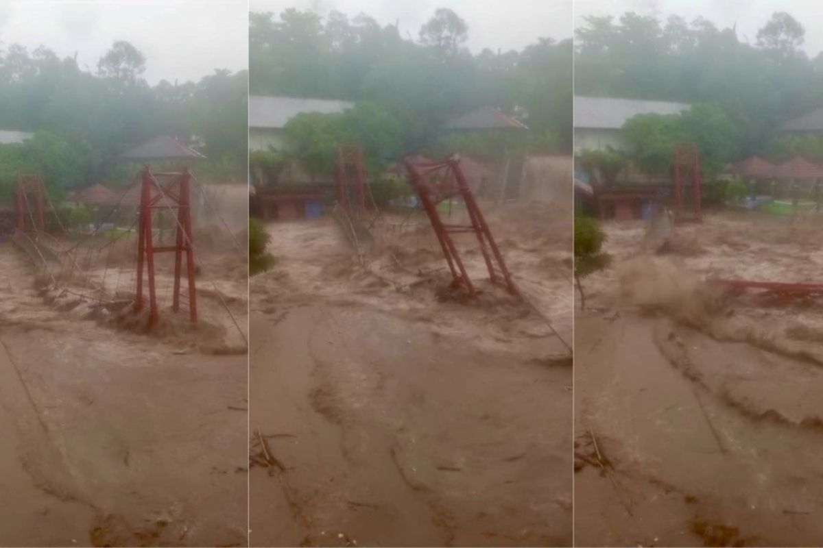 Banjir Bandar Lampung, Tim SAR Gabungan Cari Satu Orang Terseret Arus Deras