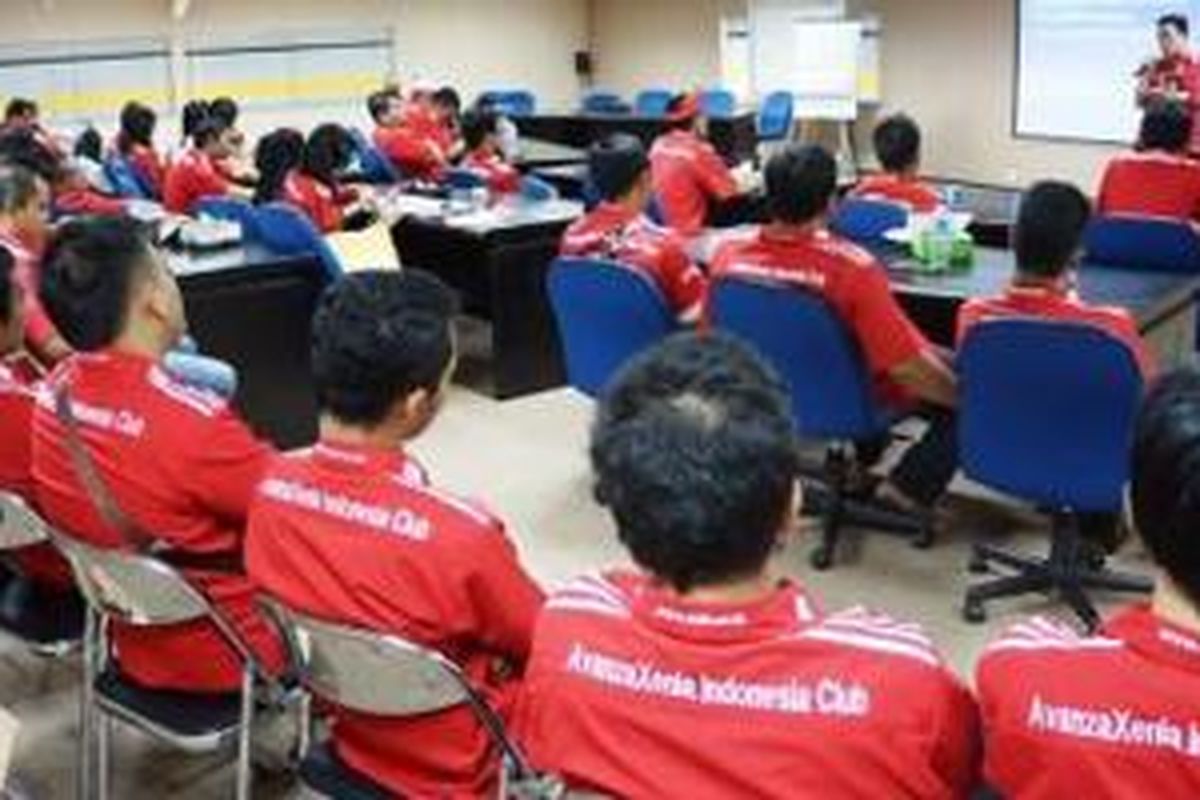 Suasana pemilihan ketua umum AXIC masa jabatan 2014-2016