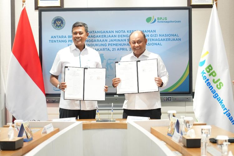 1,2 Juta Pekerja MBG Dapat BPJS Ketenagakerjaan, Gaji Tak Dipotong 