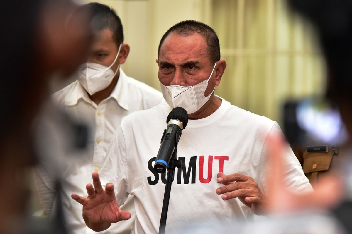 Gubernur Sumut Edy Rahmayadi mengatakan, sebanyak 952.000 KPM akan menerima bantuan beras selama perpanjangan PPKM Level 4, Kamis (22/7/2021)