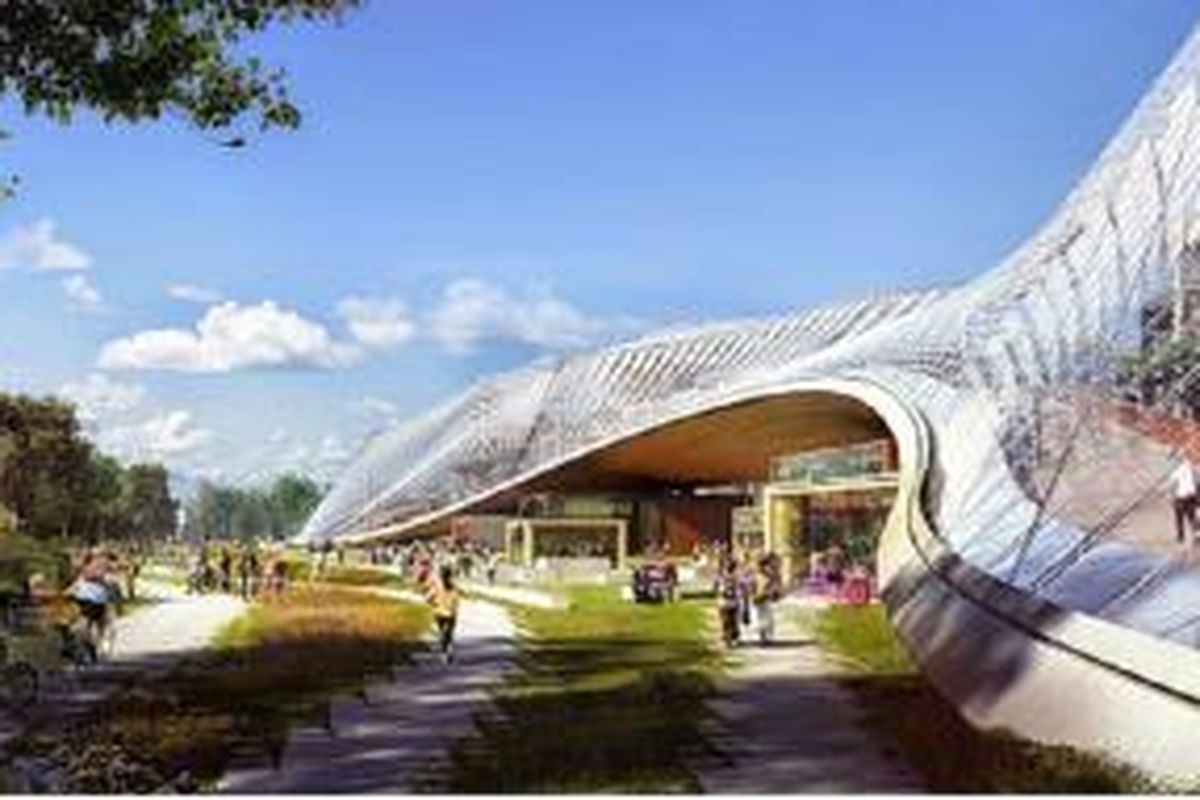 Kampus Google rancangan Bjarke Ingels