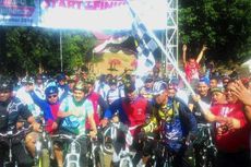 Sepeda Nusantara Lintasi Gedung Sejarah Linggarjati