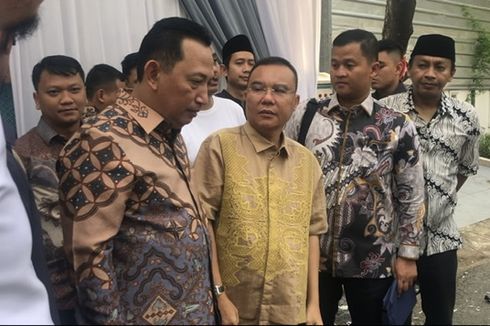 Kapolri Bungkam Usai Bertemu Prabowo di Rumah Dasco