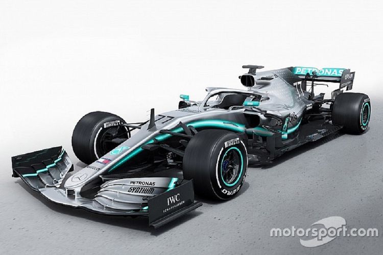 Mercedes meluncurkan mobil baru untuk balapan F1 musim 2019.