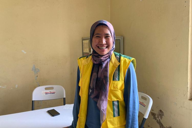 dr. Febrianti, Sp.KJ, anggota Ikatan Alumni Fakultas Kedokteran Universitas Indonesia (ILUNI FKUI) yang menjadi relawan di RSUD Aceh Tamiang, Kabupaten Aceh Tamiang, Provinsi Aceh, saat ditemui di lokasi pada Minggu (28/12/2025).