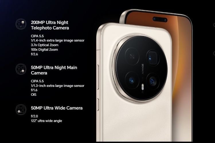 Kamera belakang Honor Magic 8 Pro