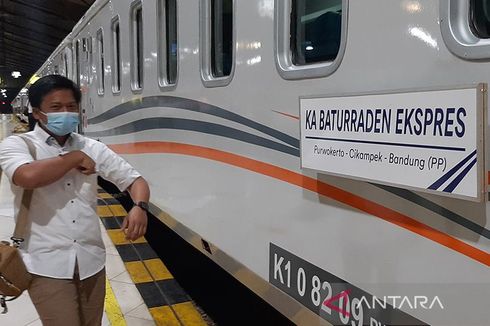 Jadwal Terbaru KA Baturraden Ekspres, Bandung-Purwokerto PP