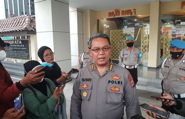 Kabid Humas Polda DIY Kombes Pol Yuliyanto saat menjelaskan kepada wartawan terkait kronologi peristiwa yang berbuntut perusakan di Babarsari, Kecamatan Depok, Kabupaten Sleman.