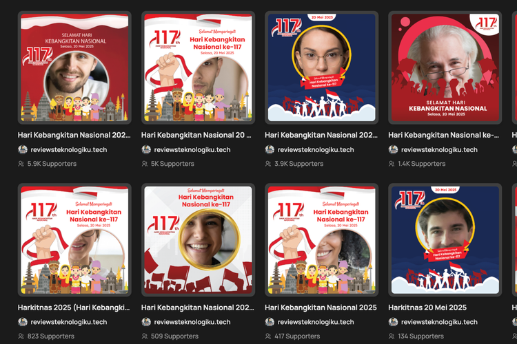 30 Twibbon Hari Kebangkitan Nasional 20 Mei 2025 buat Media Sosial