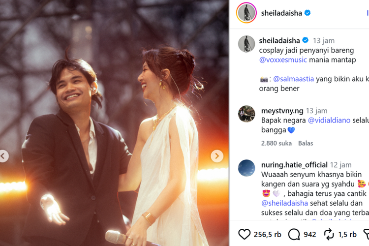 Momen Sheila Dara Duet Bareng Band Voxxes di Tau Tau Fest