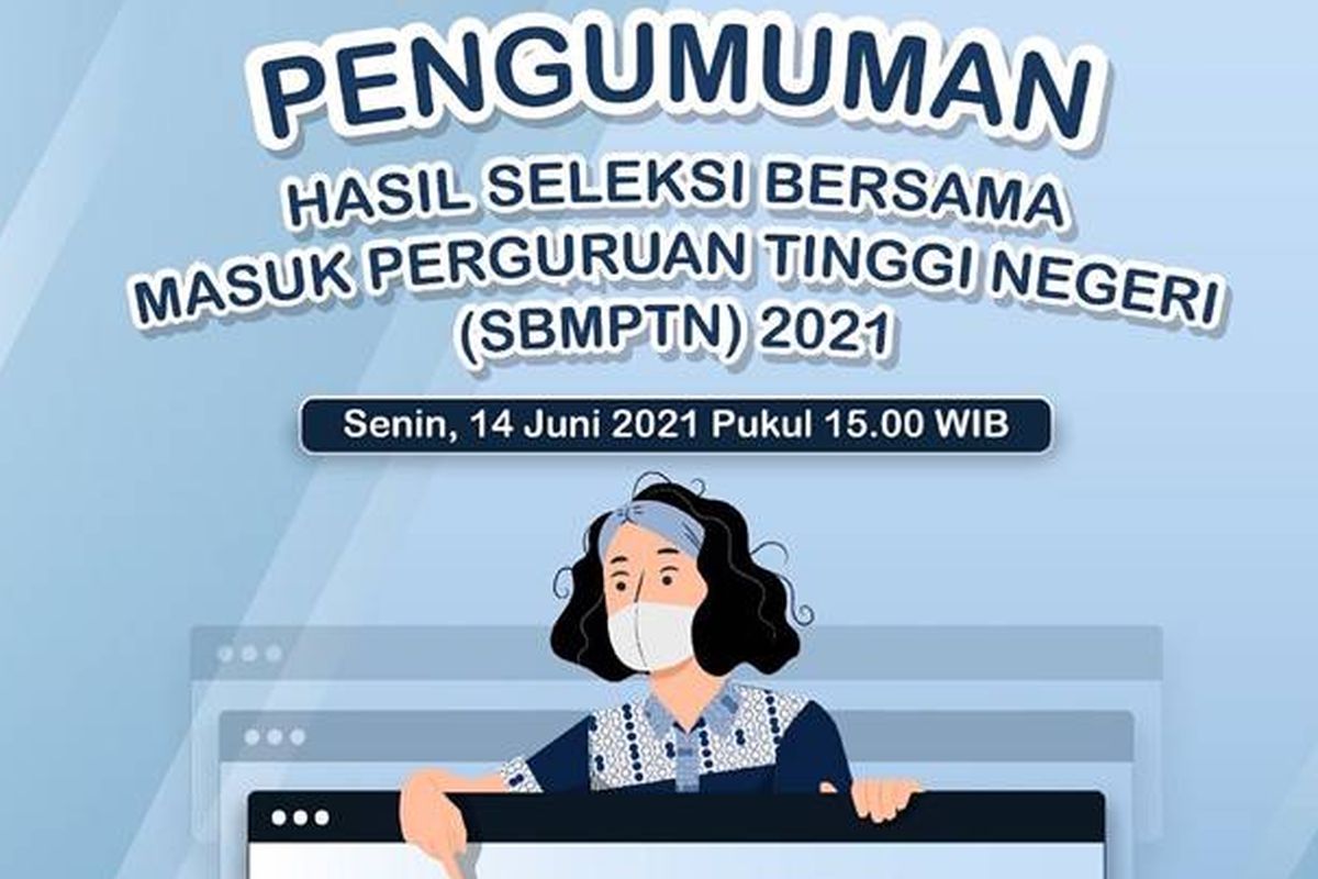 Poster pengumuman SBMPTN 2021