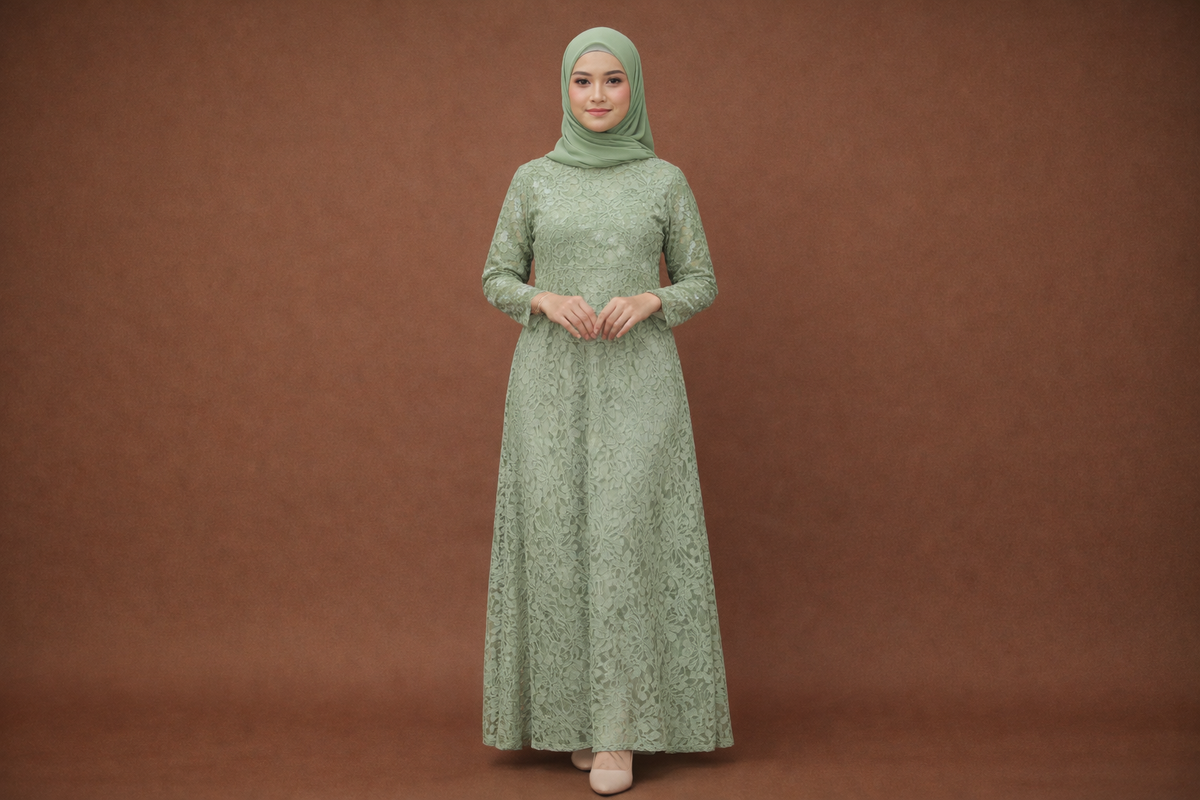 Lace Dress Modern: Feminin dengan Sentuhan Tegas