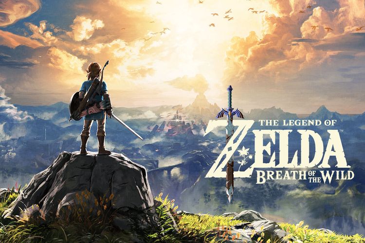 Ilustrasi game The Legend of Zelda: Breath of the Wild.