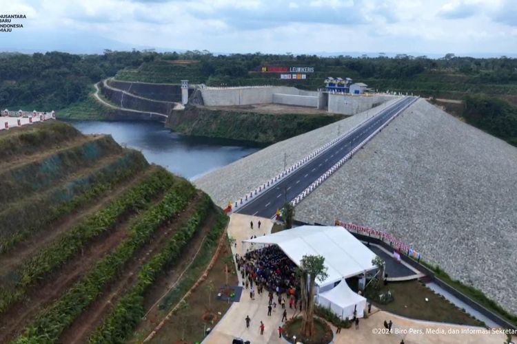 Bendungan Leuwikeris di Tasikmalaya diresmikan