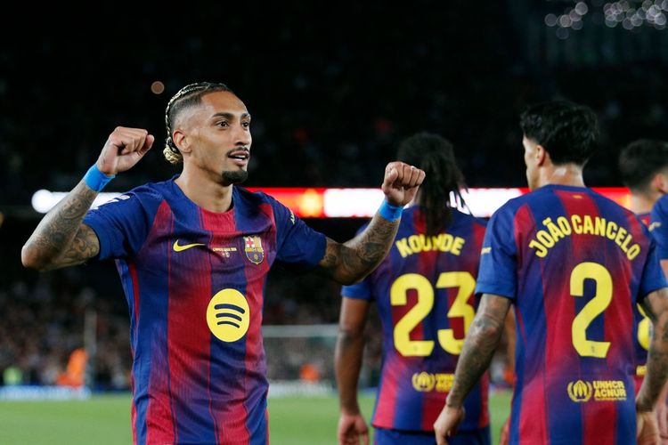 Hasil Barcelona Vs Real Betis 3-1: Raphinha Sumbang Dua Gol