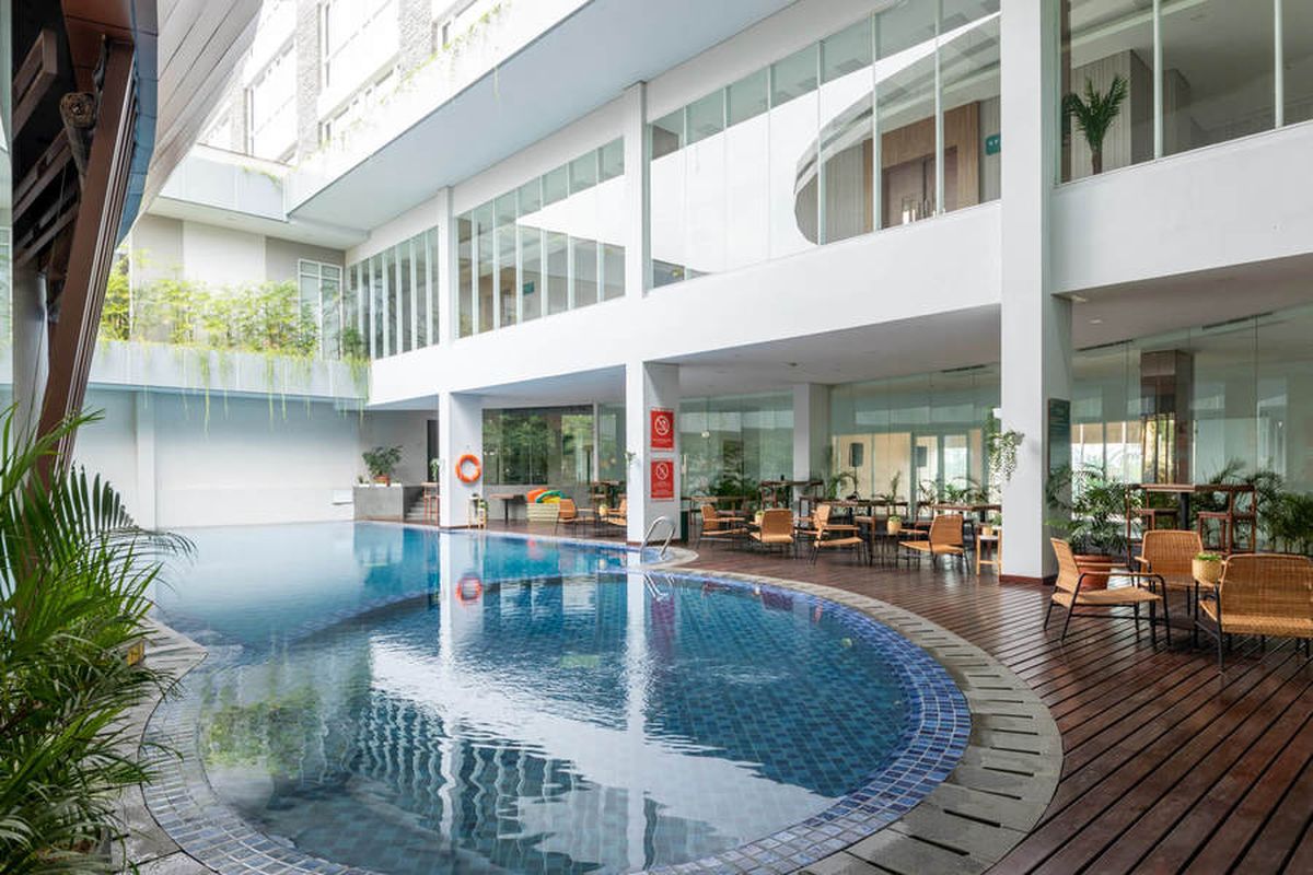 Swimming Pool di Sunerra Antero Hotels, Jababeka, Cikarang