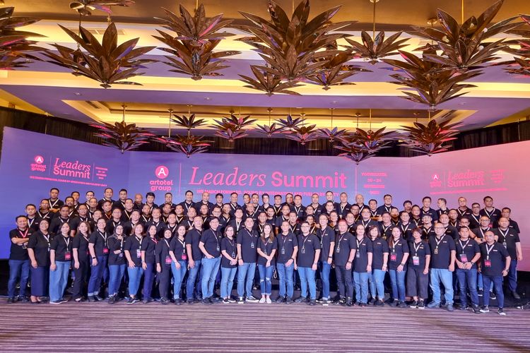 Peserta Artotel Group Leader Summit 2023 di Lotus Ballroom, Artotel Suites Bianti, Rabu (22/11/2023).