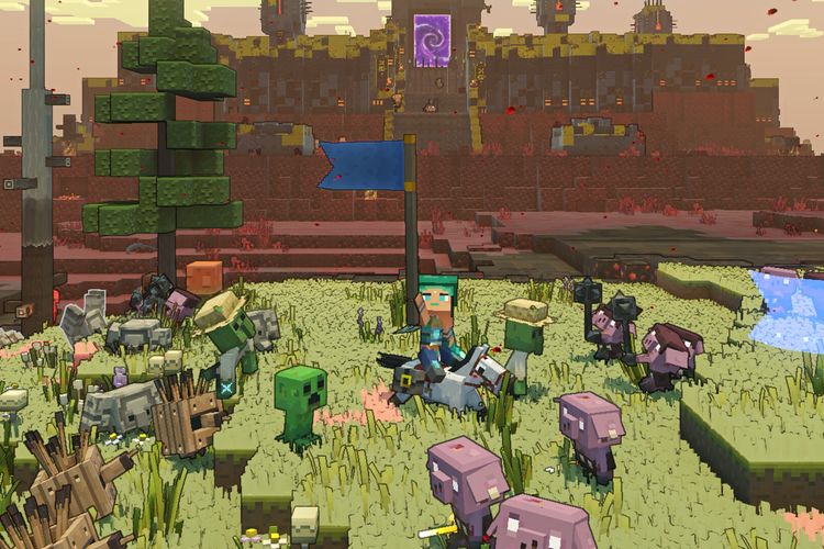 ilustrasi Minecraft Legends