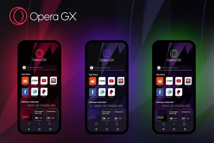 Browser gaming, Opera GX Mobile
