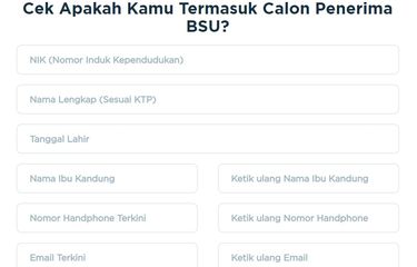 Link resmi dan cara cek penerima BSU 2022 atau BLT subsidi gaji