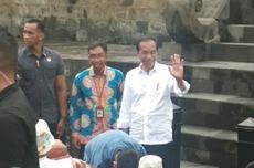 Presiden Jokowi Ajak Cucu Naik ke Candi Borobudur, Gibran Mengikuti