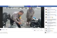 Viral Video Polisi di Yogyakarta Sedot Bensin dari Tangki Motornya untuk Pemotor yang Kehabisan BBM