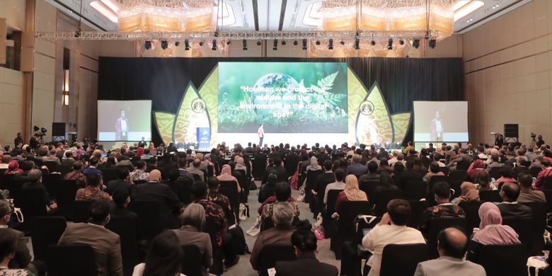 Konferensi pendidikan tingkat tinggi se-Asia Pasific, QS Highher Ed Summit Asia Pasifik 2022 di Hotel Intercontinental, Jakarta, Selasa (9/11/2022).