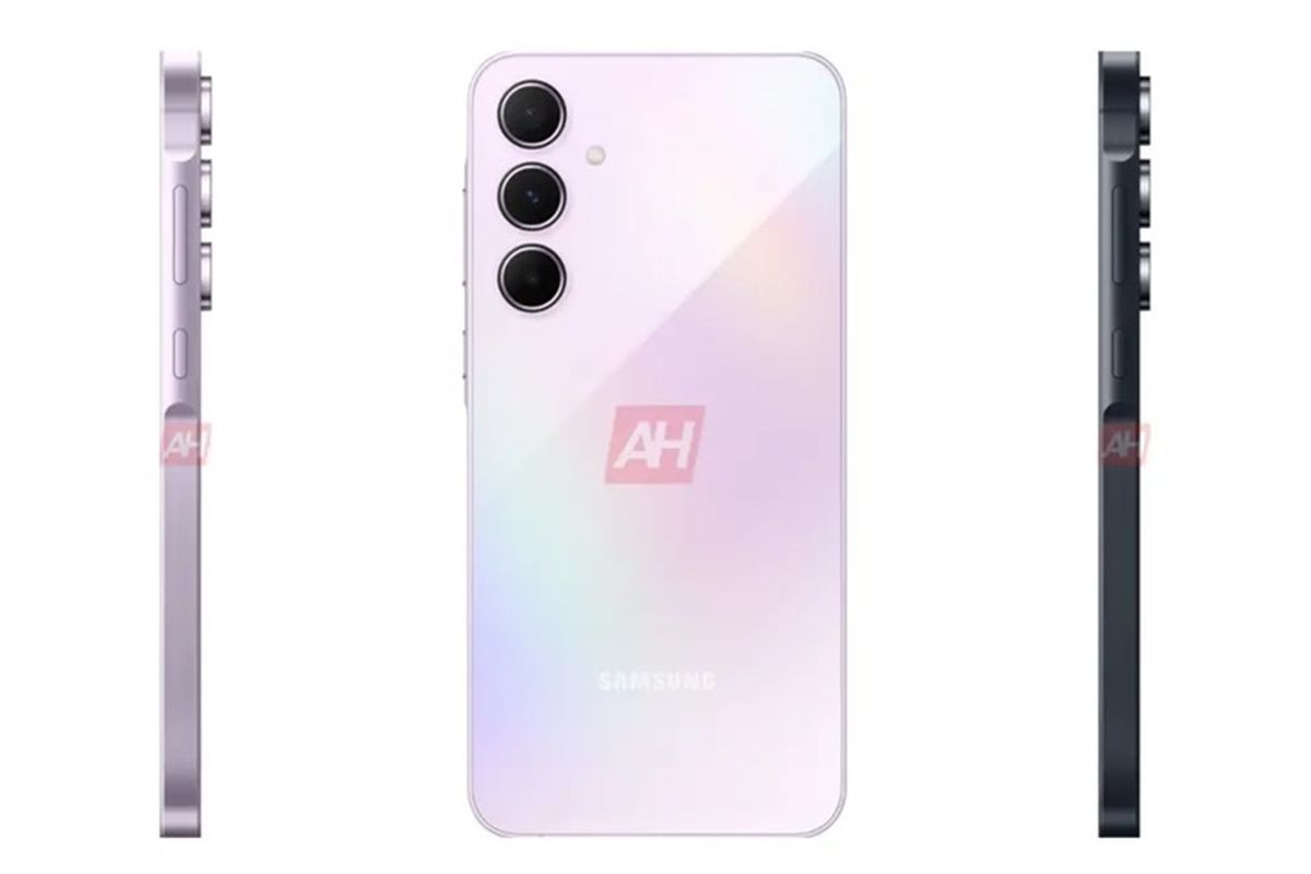 Gambar render Samsung Galaxy A55