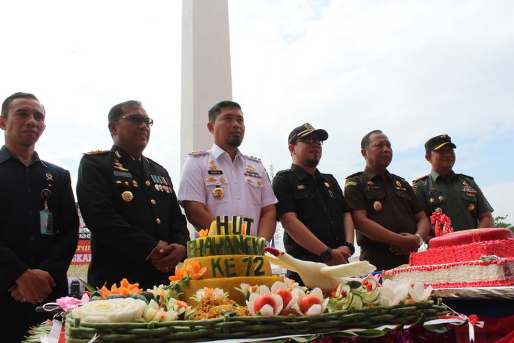 HUT Bhayangkara ke-72, Polres Palopo meluncurkan Aplikasi Kring Mobile untuk membantu warga mendapatkan layanan polisi lebih cepat, Rabu (11/7/2018)