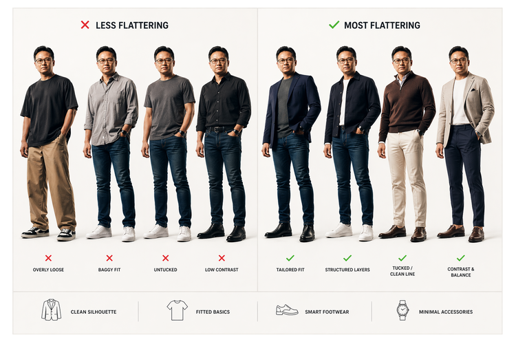 ChatGPT Images 2.0 kasih visual mix and match pakaian yang cocok dan kurang cocok untuk pengguna.