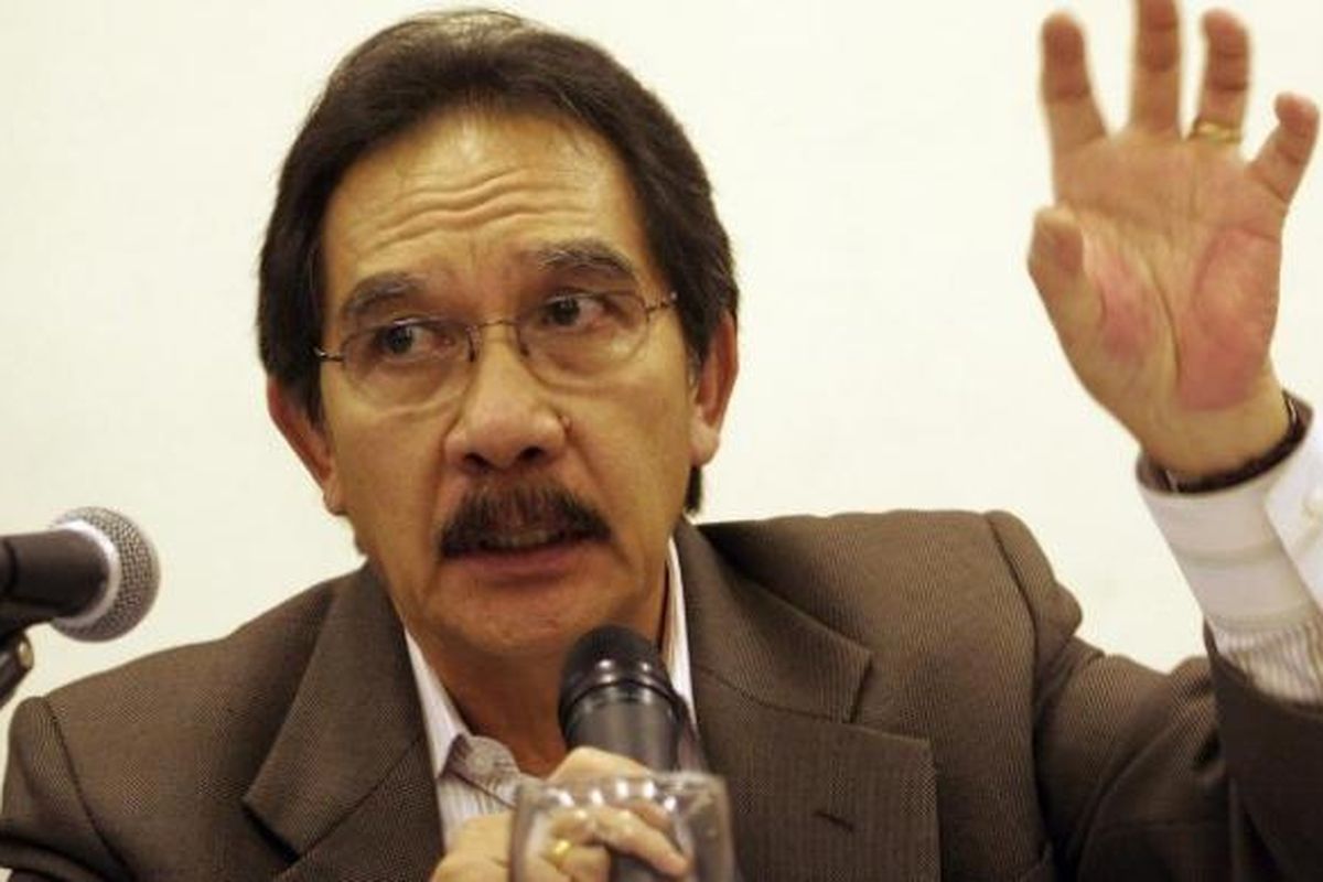 Antasari Azhar, saat masih menjabat Ketua KPK, dalam sebuah diskusi, 23 Desember 2008.