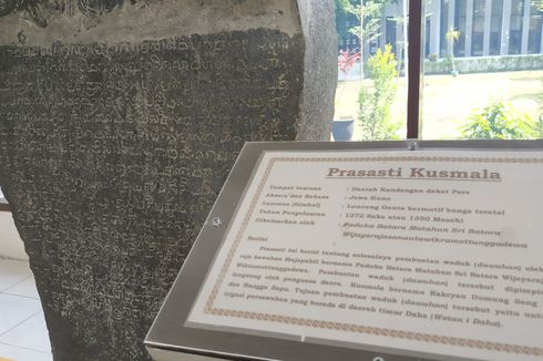 Prasasti Kusmala, Penanda Selesainya Pembangunan Waduk