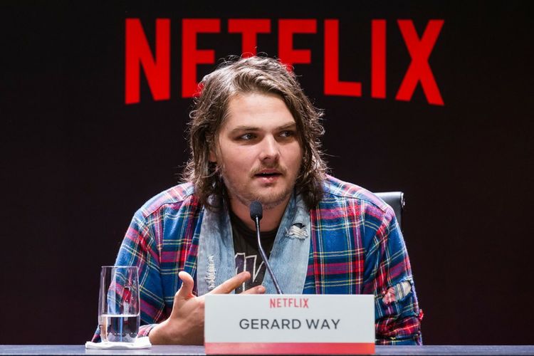 Vokalis band My Chemical Romance Gerard Way dok. Getty Images for Netflix
