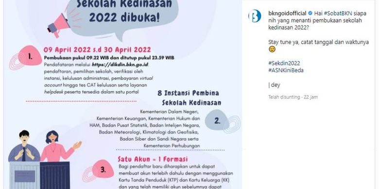 Sekolah dibuka 2022