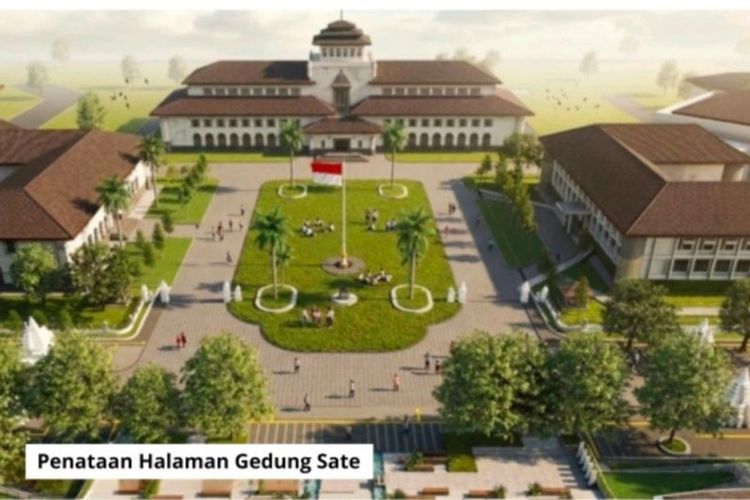 Jadi Sorotan, Pemprov Jabar Ungkap Alasan Bangun 2 Candi Bentar di Depan Gedung Sate