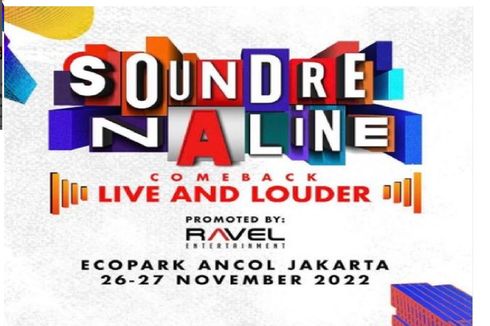 Lineup Soundrenaline 2022 Hari Pertama
