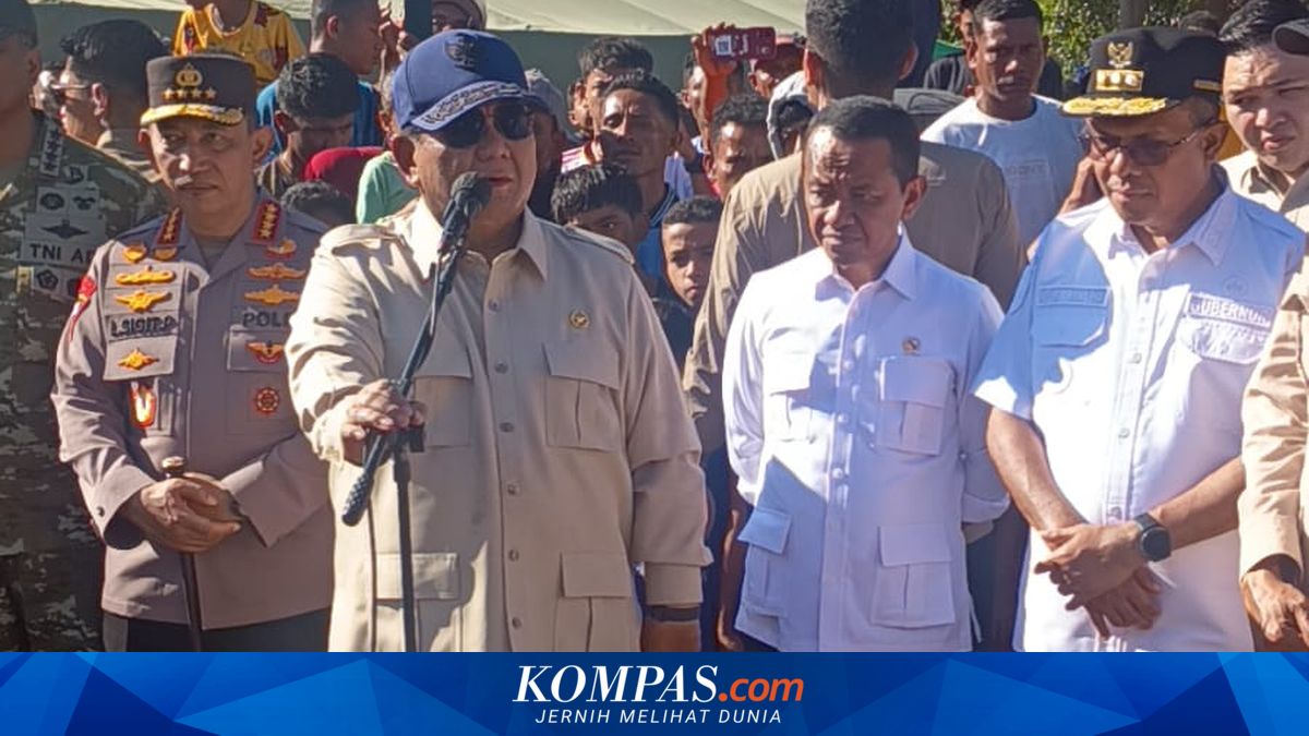 Prabowo Blusukan ke NTT Tanyakan Program Makan Bergizi Gratis Warga