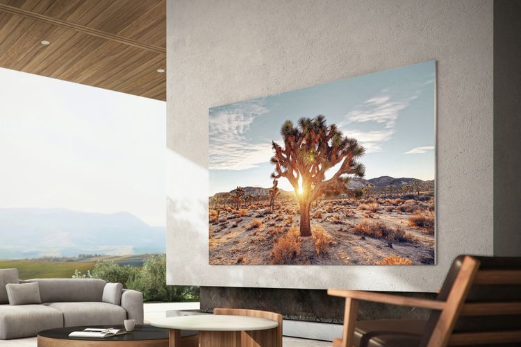 Ilustrasi Samsung Smart TV Micro LED.