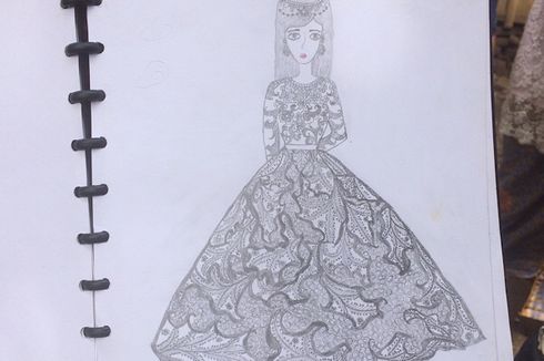 Gadis Tunagrahita yang Mampu Desain Baju Pengantin Idolakan Ivan Gunawan