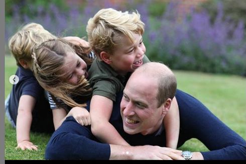 Hari Ayah, Pangeran William Rilis Foto Manis Bersama Anak-Anaknya 