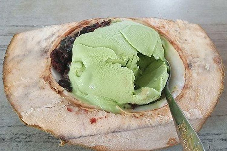 Es krim rasa green tea