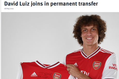 David Luiz Pindah dari Chelsea ke Arsenal dengan Harga Murah