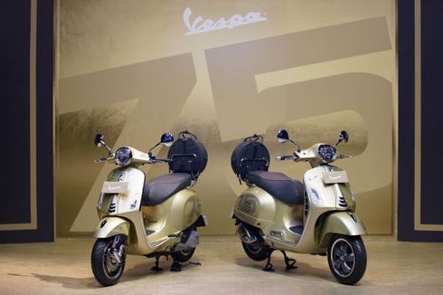 Vespa Edisi Ultah 75 Tahun Resmi Meluncur di Indonesia