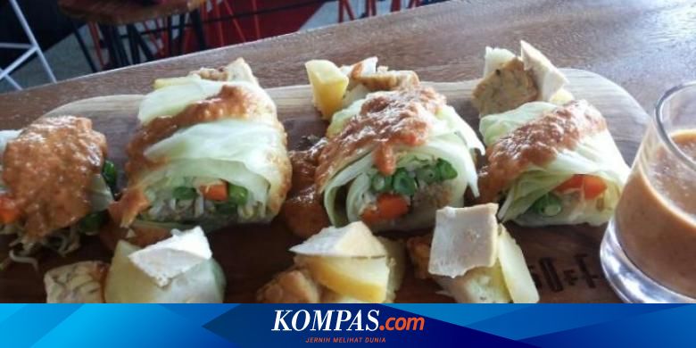 Unik Gado  gado  Ini Disajikan ala Sushi
