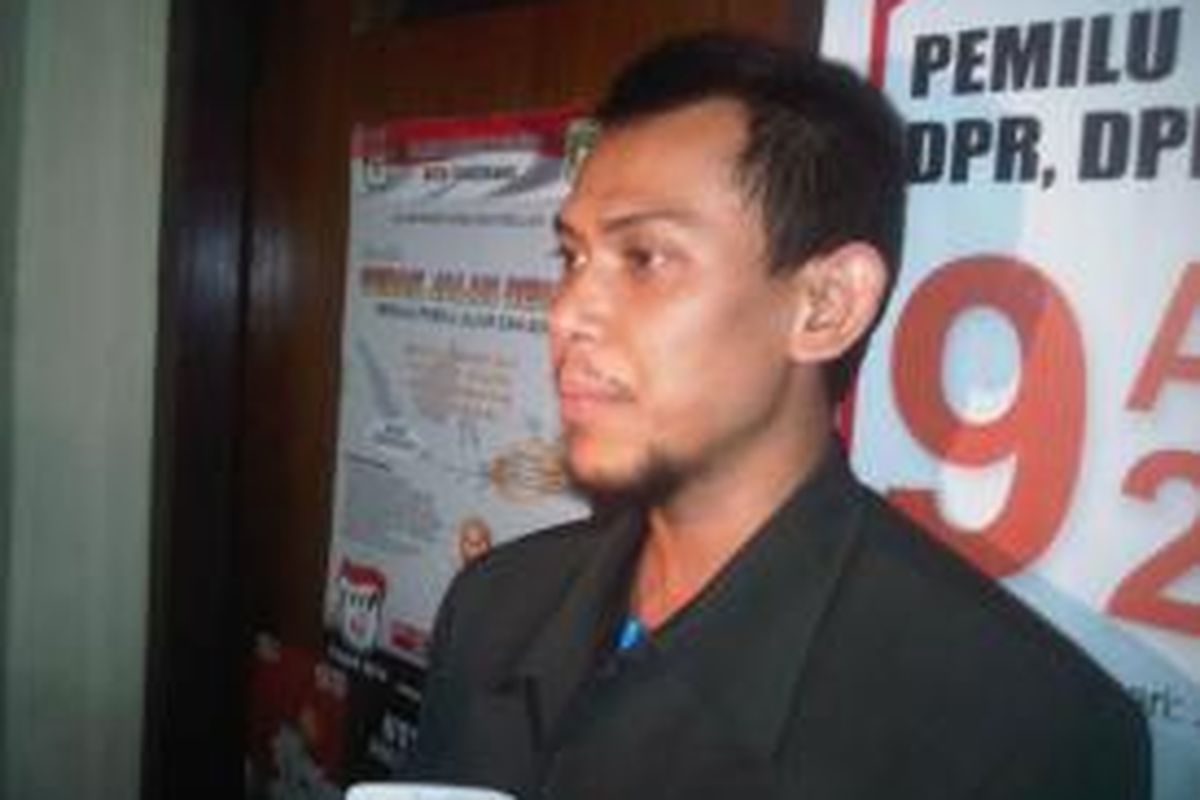 Ketua Komisi Pemilihan Umum (KPU) Kota Tangerang Sanusi Pane