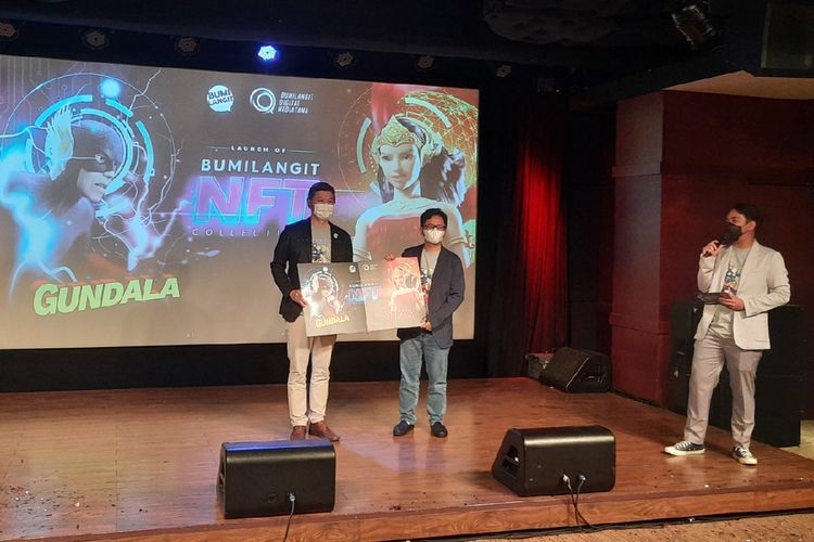 Bumilangit Digital Mediatama resmi meluncurkan NFT pertama mereka dengan mengangkat dua tokoh, yakni Gundala dan Sri Asih.